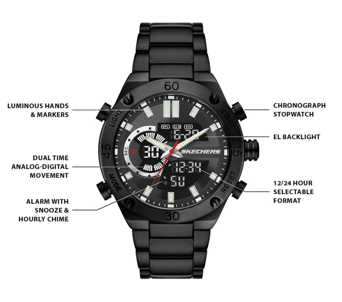 Skechers | Analog Chrono Watch
