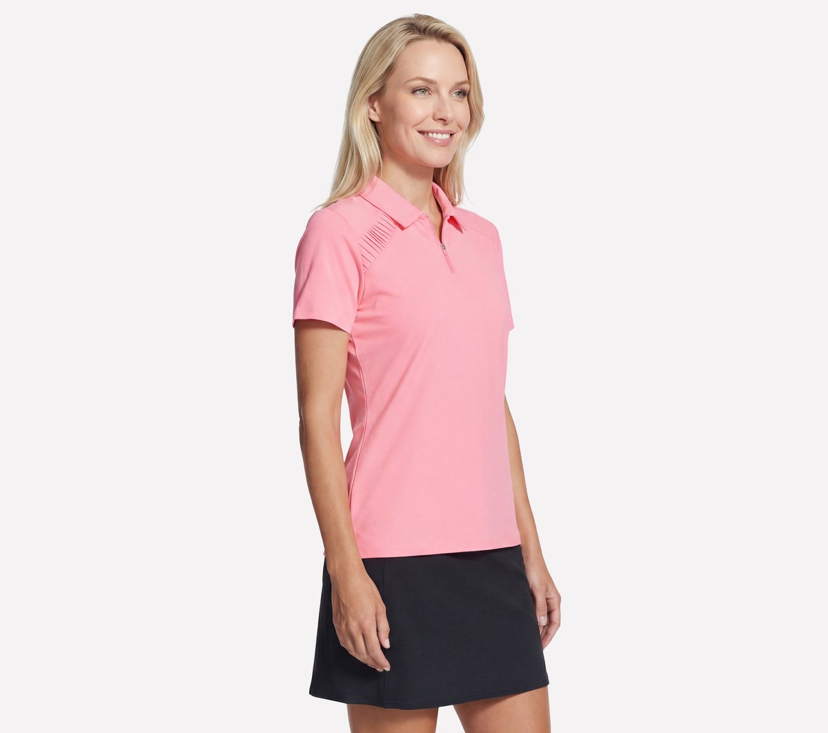 Skechers | GO GOLF Short Sleeve Birdie Zip Front Polo