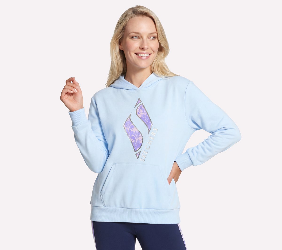 Skechers | Floral Diamond Pullover Hoodie