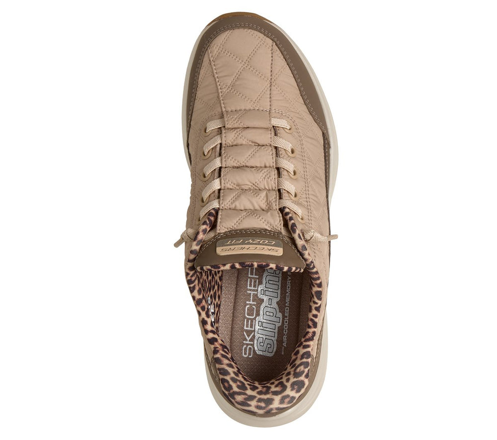 Skechers | Slip-ins: Contour Foam - Cozy Fit Leopard Dream