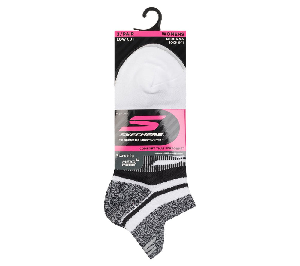 Skechers | 3 Pack Women's Performance Low Cut Running Heel Tab Socks