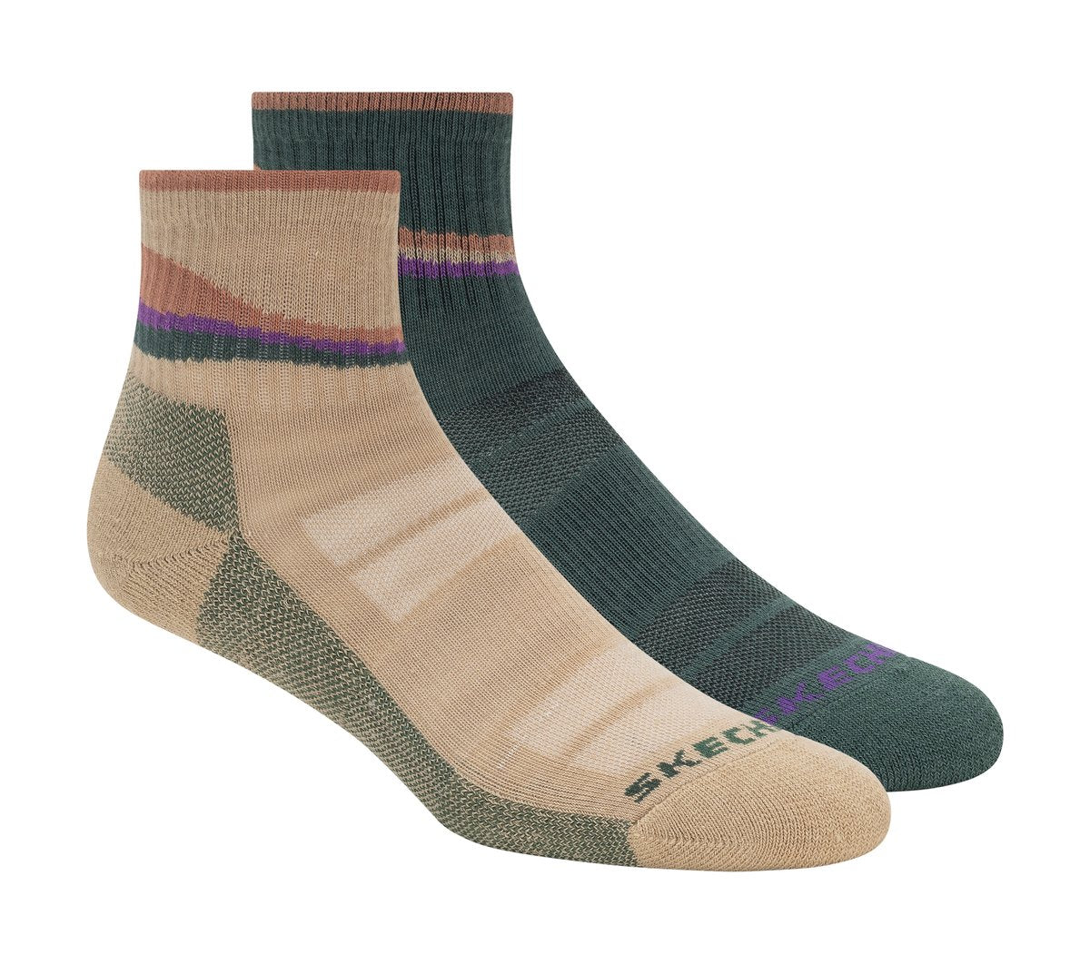 Skechers | 2 Pack Women's Trail Quarter Socks