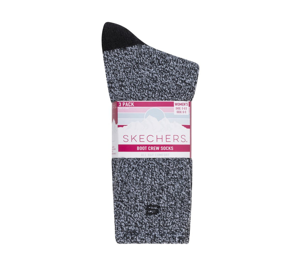 Skechers | Super Soft Boot Crew Socks - 3 Pack
