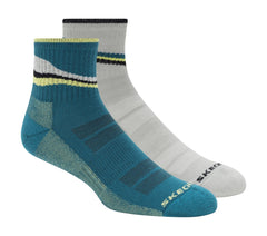 Skechers | 2 Pack Men's Quarter Trail Socks