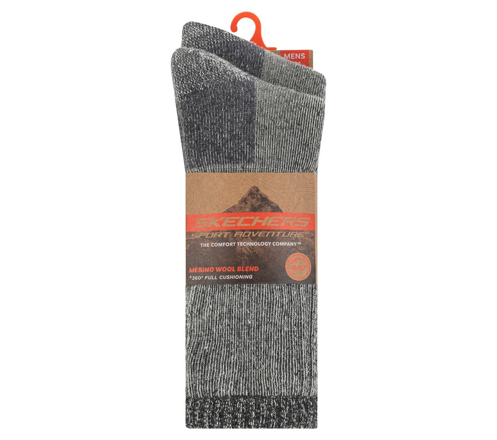 Skechers | 2 Pack Men's Crew Wool Socks