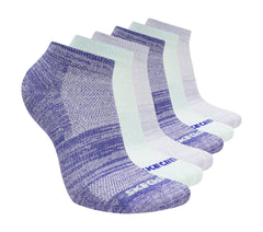 Skechers | 6 Pack Girls' Low Cut Color Stripe Socks